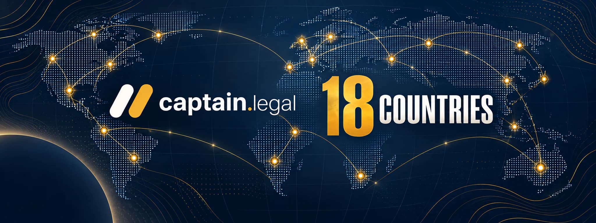 Captain.Legal propose des documents juridiques adaptés à 18 pays