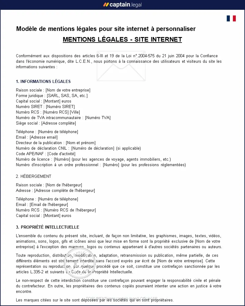 Personnalisez : Comment créer des mentions légales juridiquement fiables pour un site internet ?