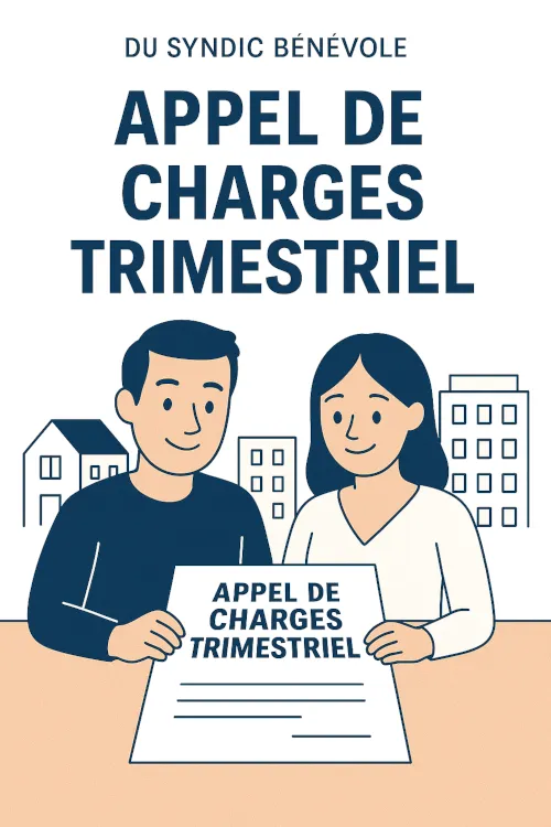 Modèle d'appel de charges trimestriel du Syndic bénévole