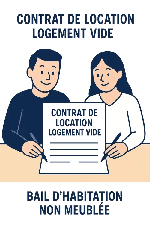 Bail non meublé pour logement vide