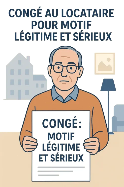 Congé au locataire pour motif légitime et sérieux