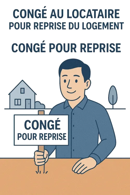 Congé au locataire pour reprise du logement