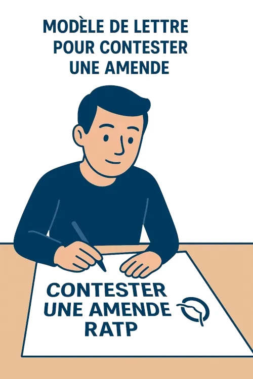 Modèle de lettre pour contester une amende RATP