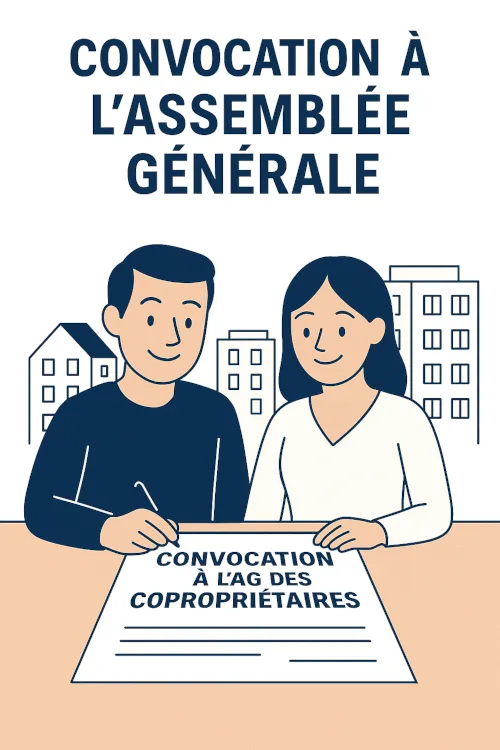 Convocation à l'AG des copropriétaires - Pdf et Word
