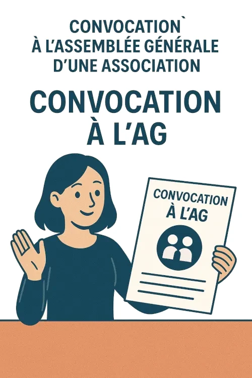 Convocation à l'assemblée générale d'une association