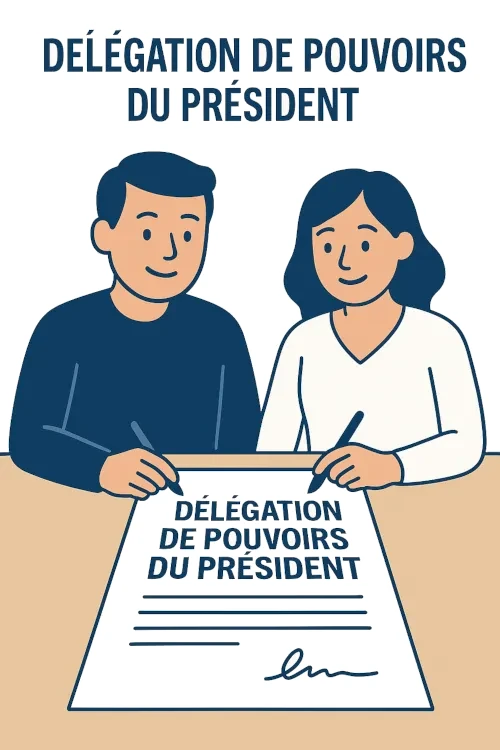 Délégation de pouvoirs du président d'une association
