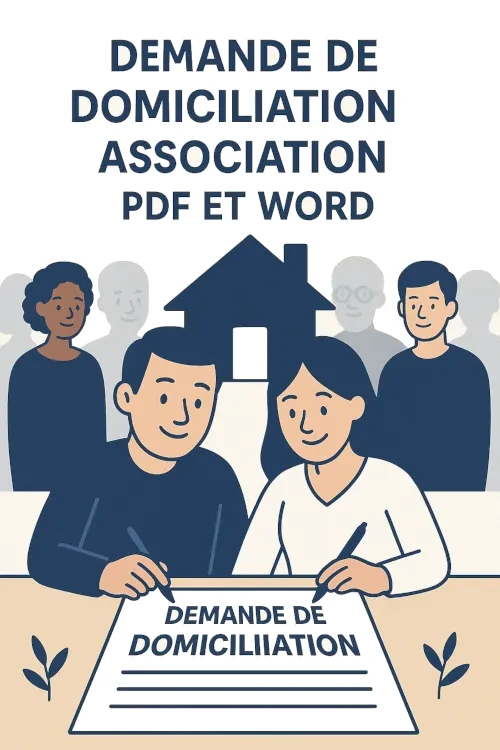 Demande de domiciliation association - PDF et Word
