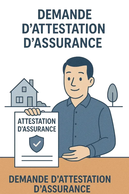 Demande d'attestation d'assurance au locataire
