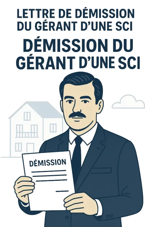 Lettre de démission du gérant d'une SCI