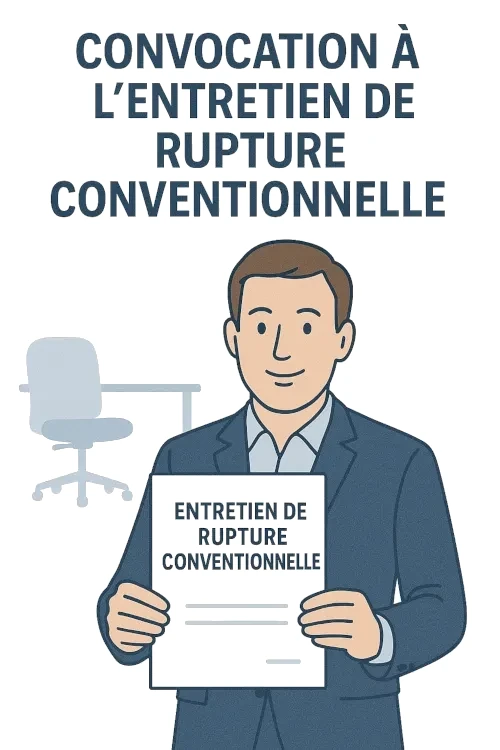 Convocation à l'entretien de rupture conventionnelle