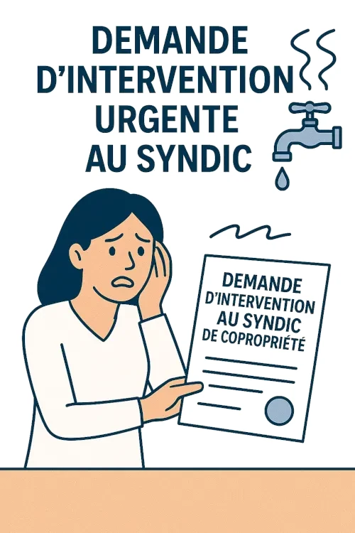 Demande d'intervention urgente au syndic : mode d'emploi