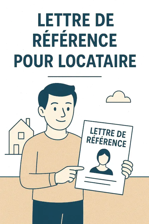 Lettre de référence pour locataire : modèle et explications