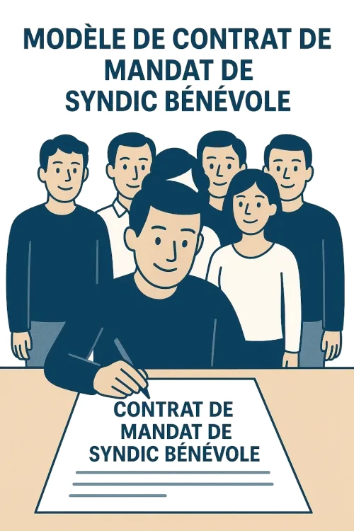 Contrat de syndic bénévole : exemple pour votre immeuble
