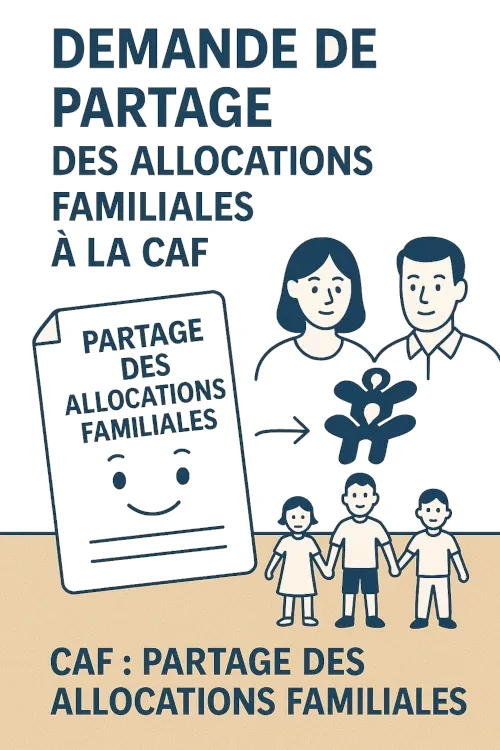 Demande de partage des allocations familiales à la CAF