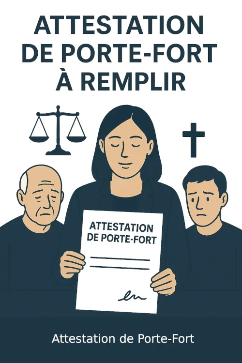 Modèle d'attestation de porte-fort