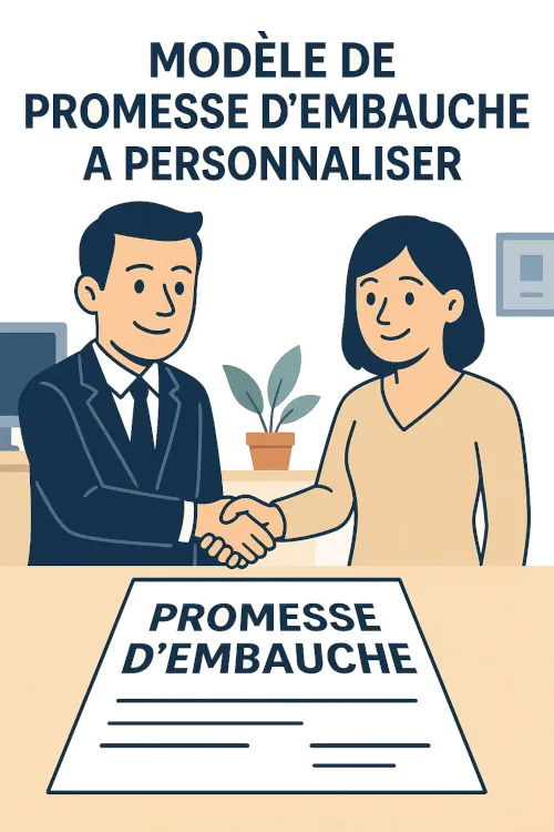 Modèle de Promesse d'embauche à personnaliser