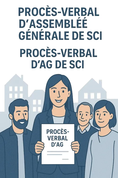 Procès-verbal d'assemblée générale de SCI