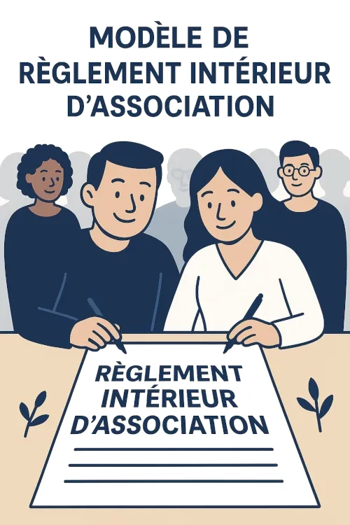Modèle de règlement intérieur d'association