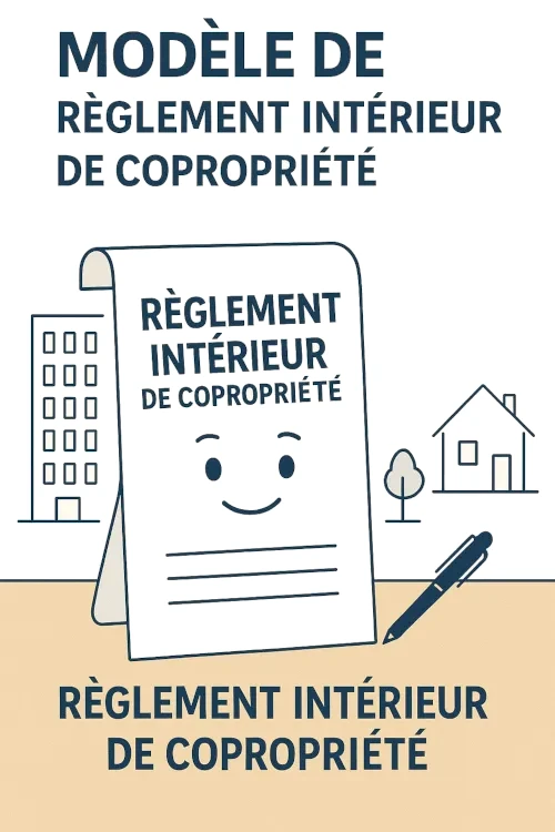 Modèle de règlement intérieur de copropriété – Guide et PDF