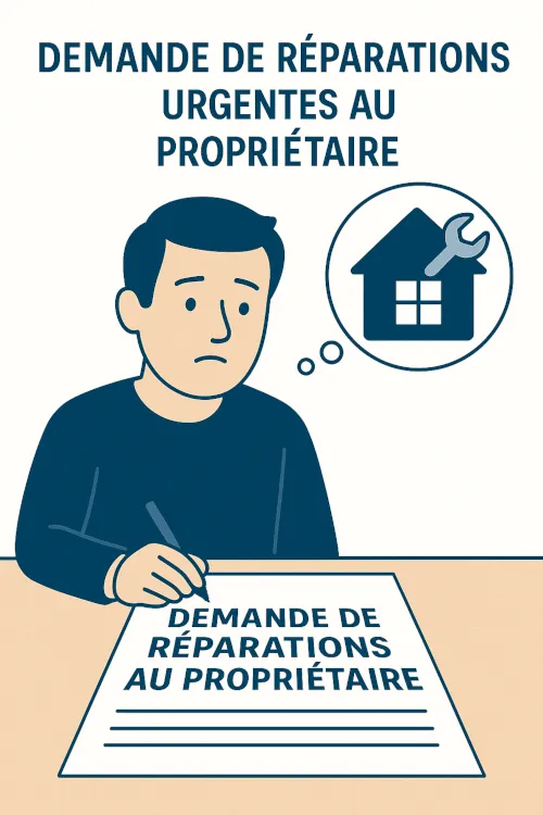Demande de réparations urgentes au propriétaire