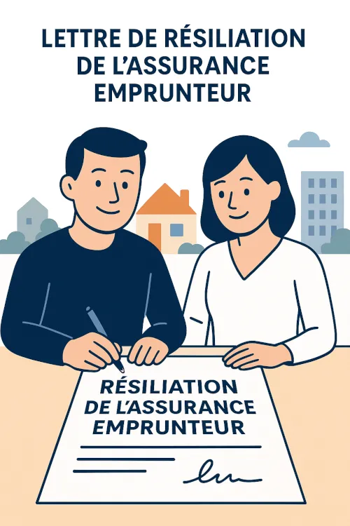 Lettre de résiliation de l'assurance emprunteur