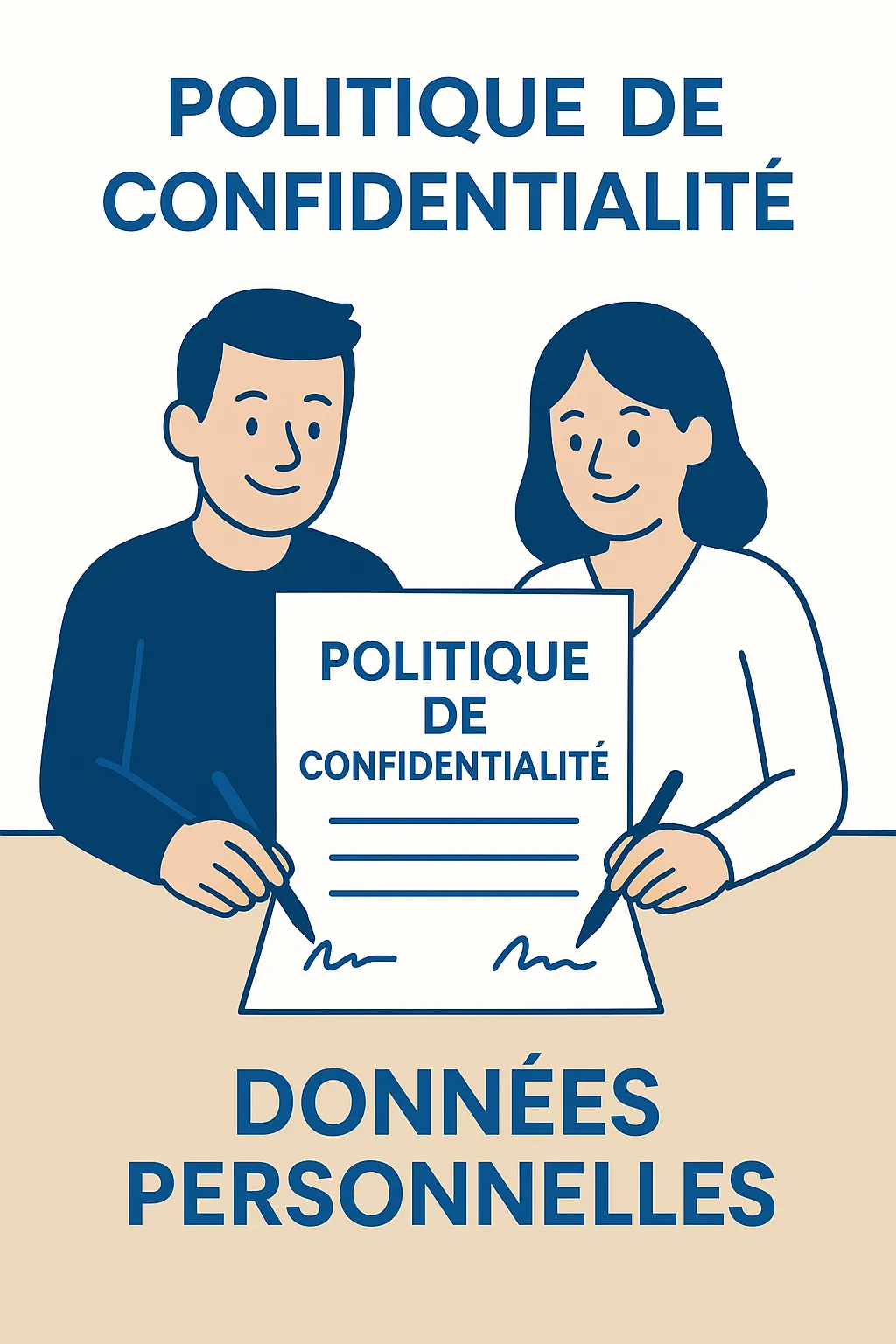Politique de confidentialité et site internet : Données personnelles        