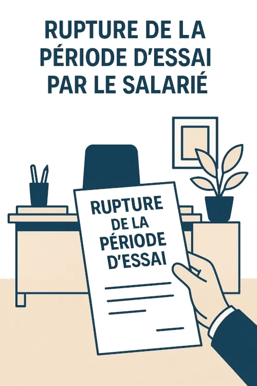 Rupture de la période d'essai par le salarié