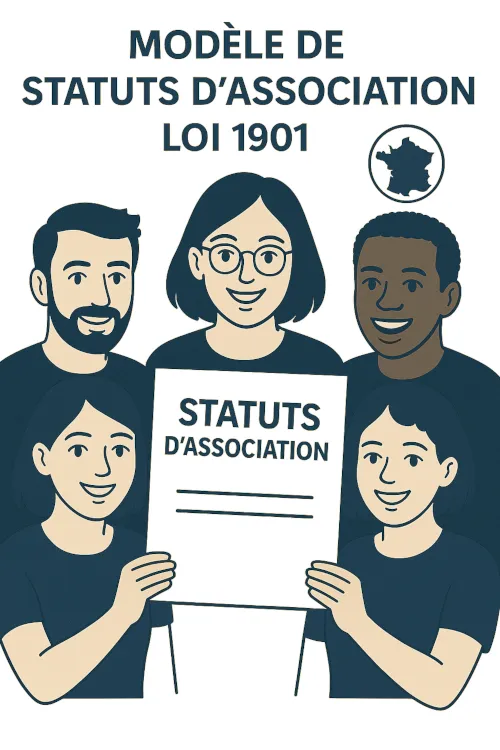 Modèle de statuts d'association à personnaliser - Loi 1901