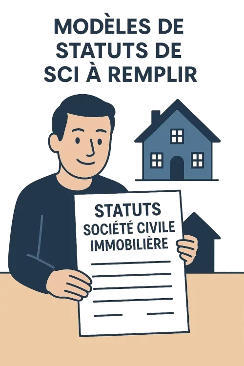 Modèles de statuts de SCI à remplir en ligne