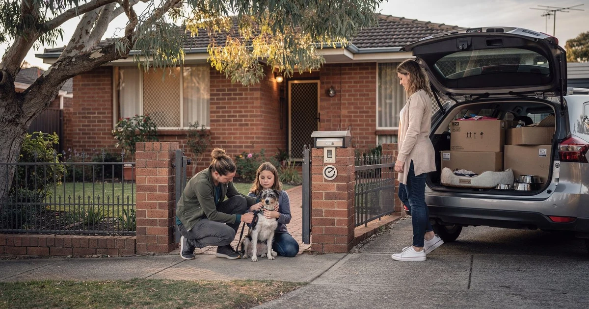 Who keeps the pet after separation in Australia