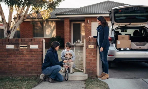 Who keeps the pet after separation in Australia