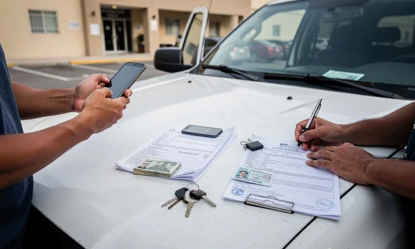 Carta responsiva al vender un auto usado en México