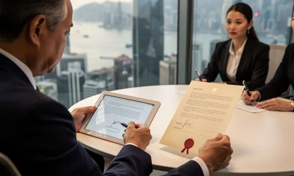 Electronic signatures in Hong Kong under the ETO