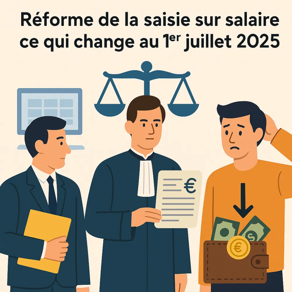 Réforme de la saisie sur salaire : ce qui change au 1er juillet 2025