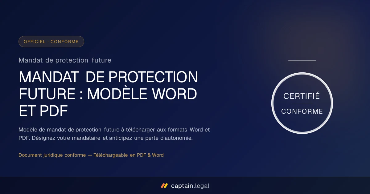 Mandat de protection future