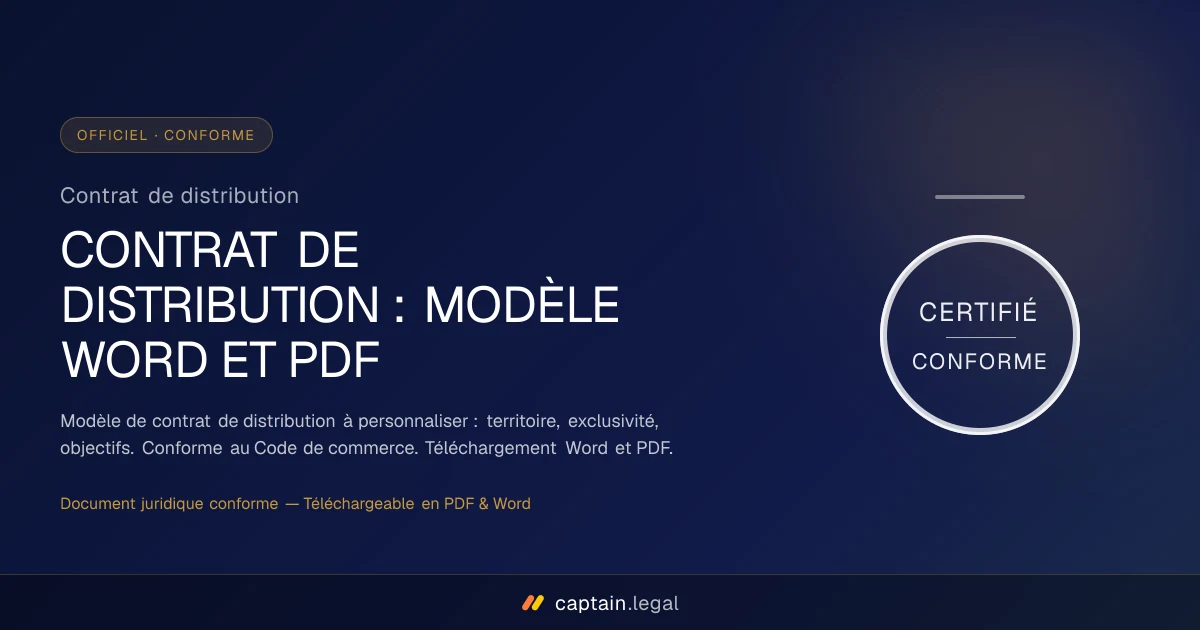 Contrat de distribution