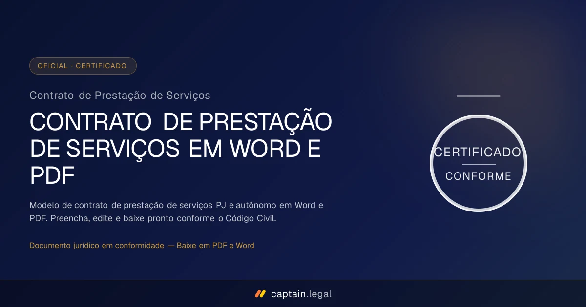 Contrato de Prestação de Serviços