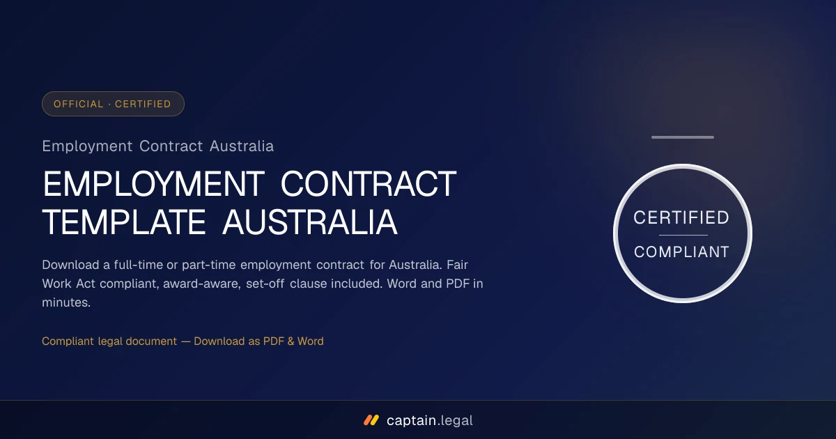 Employment Contract Australia