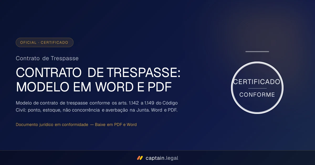 Contrato de Trespasse