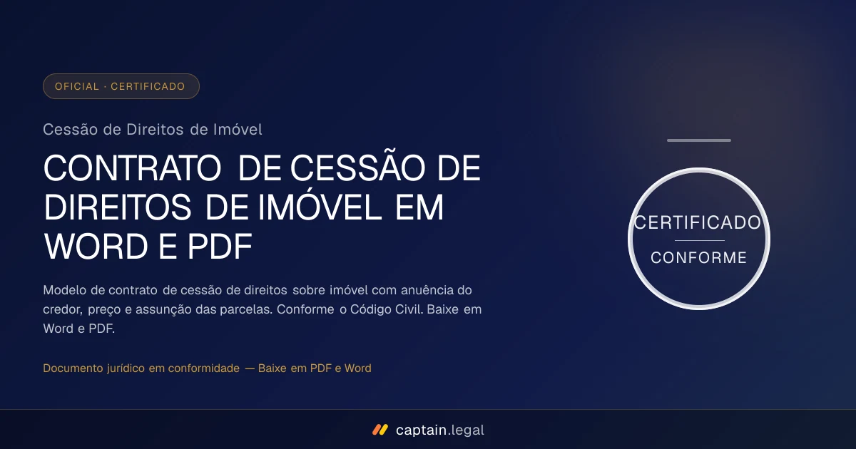 Cessão de Direitos de Imóvel