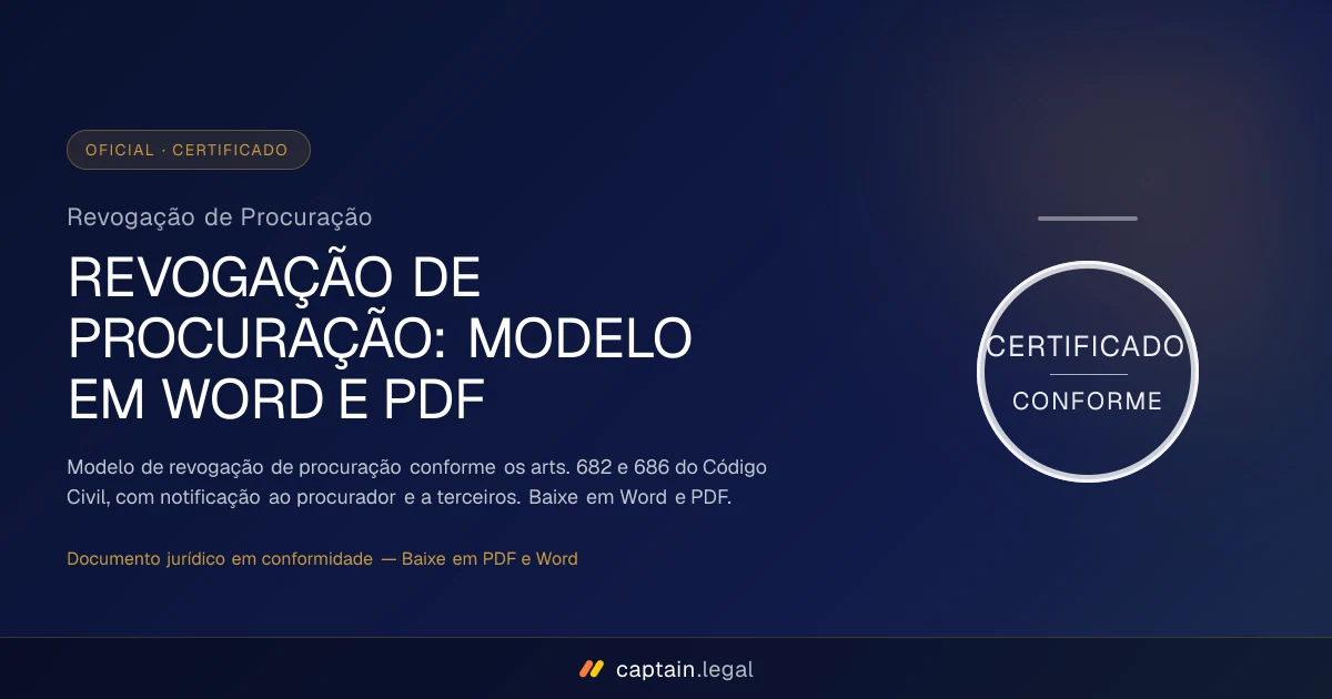 Revogação de Procuração
