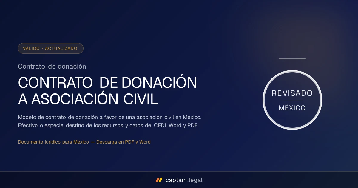 Contrato de donación