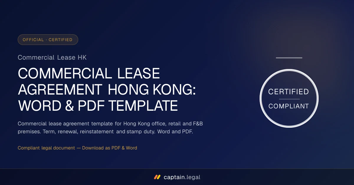 Commercial Lease HK