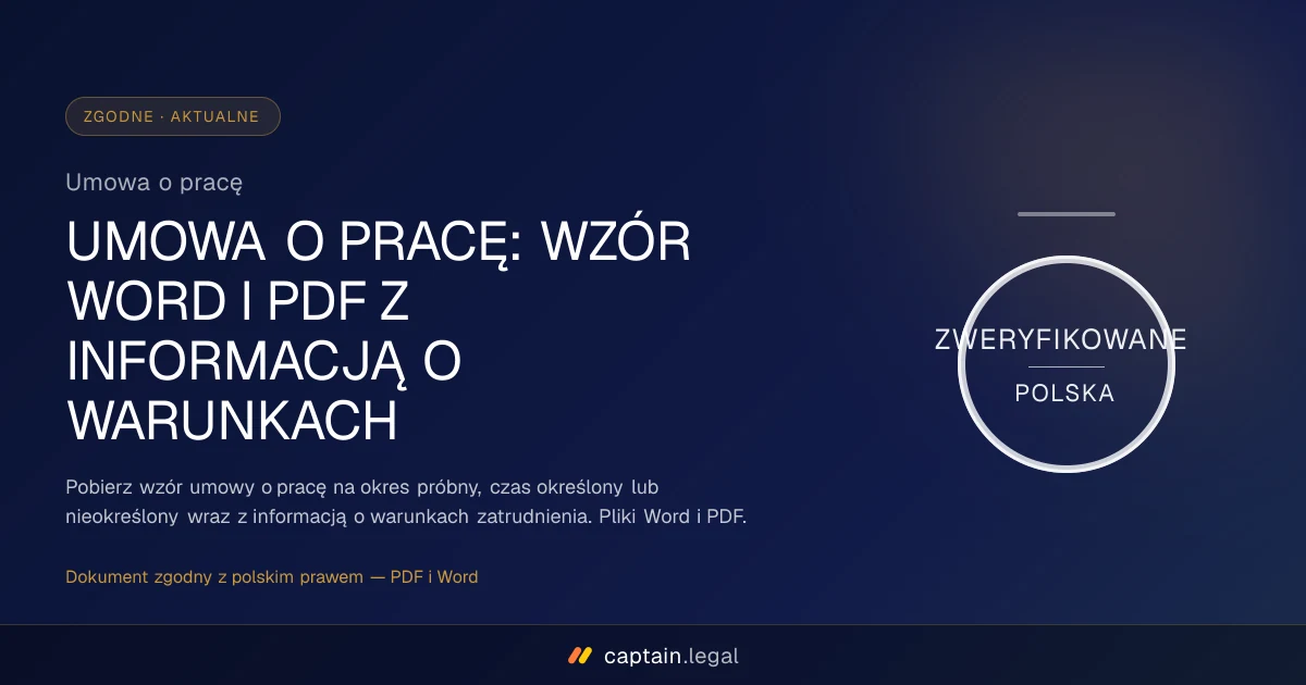 Umowa o pracę