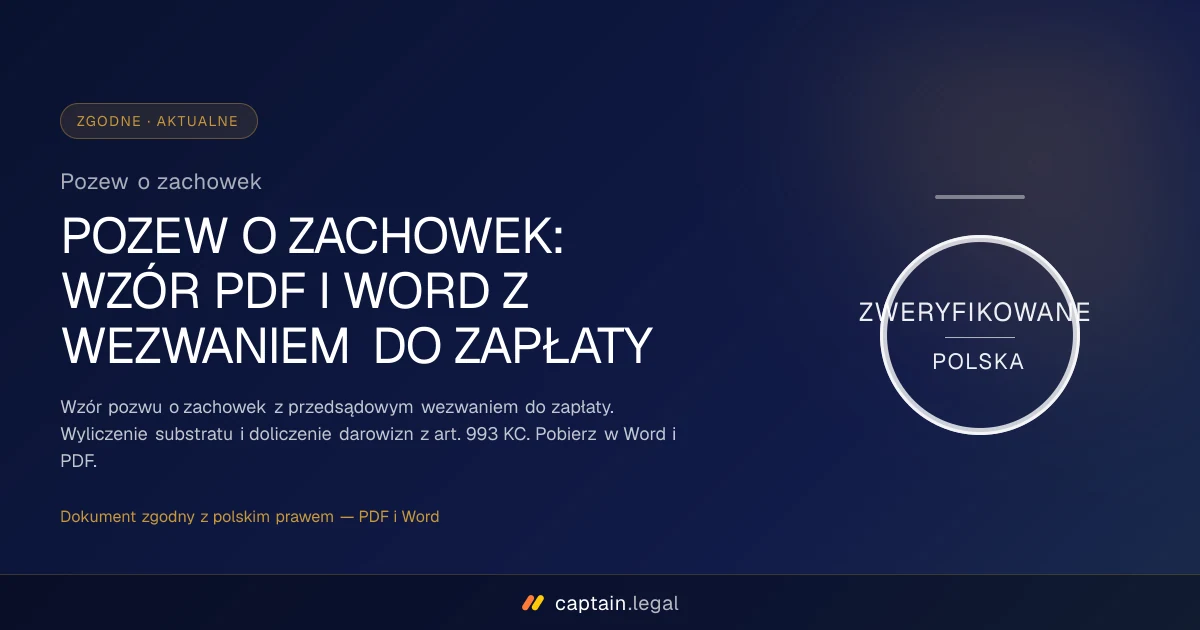 Pozew o zachowek