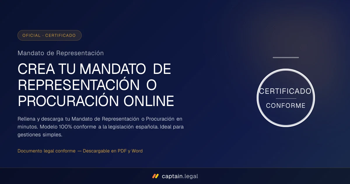 Mandato de Representación