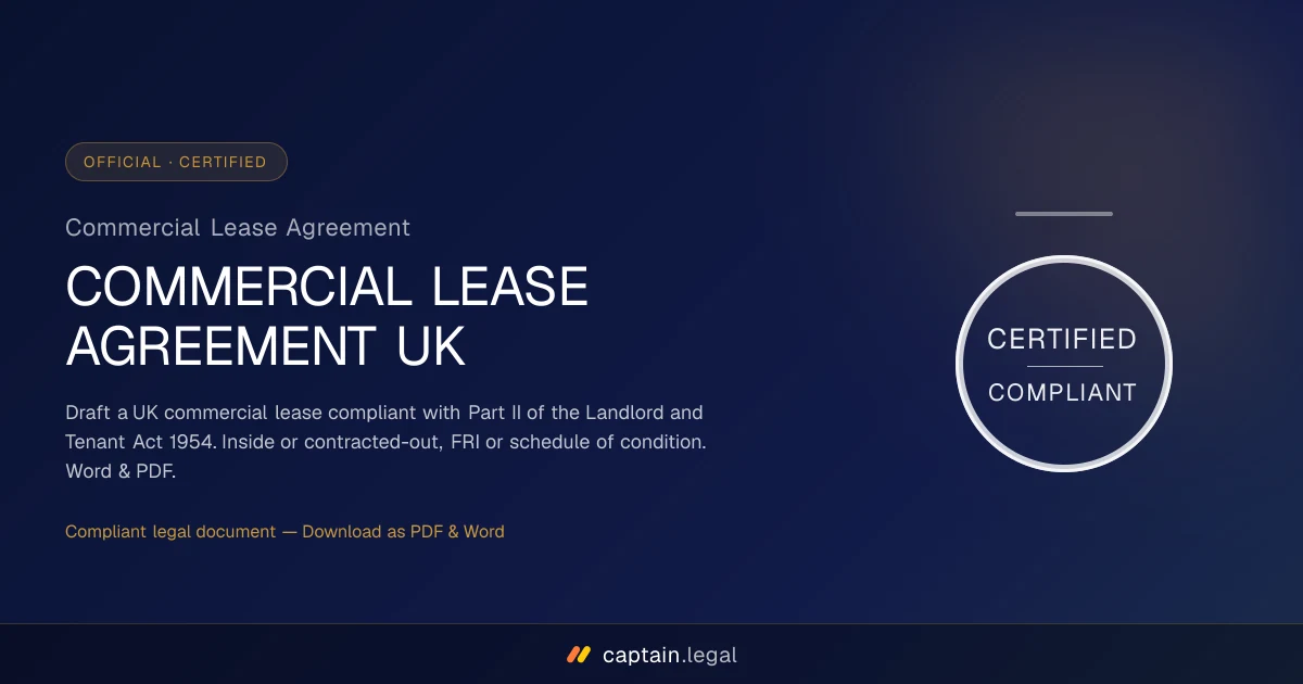 Commercial Lease Agreement