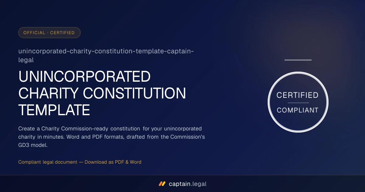 unincorporated-charity-constitution-template-captain-legal