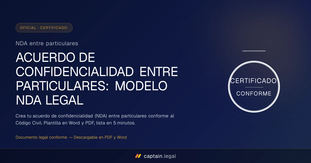 NDA entre particulares