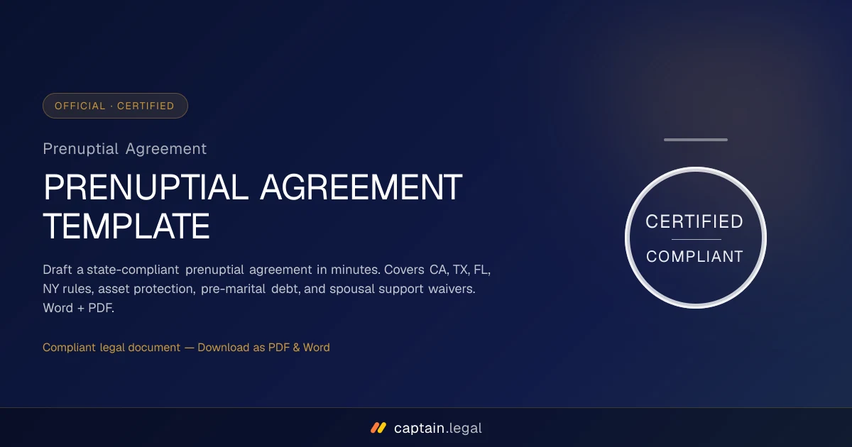 Prenuptial Agreement